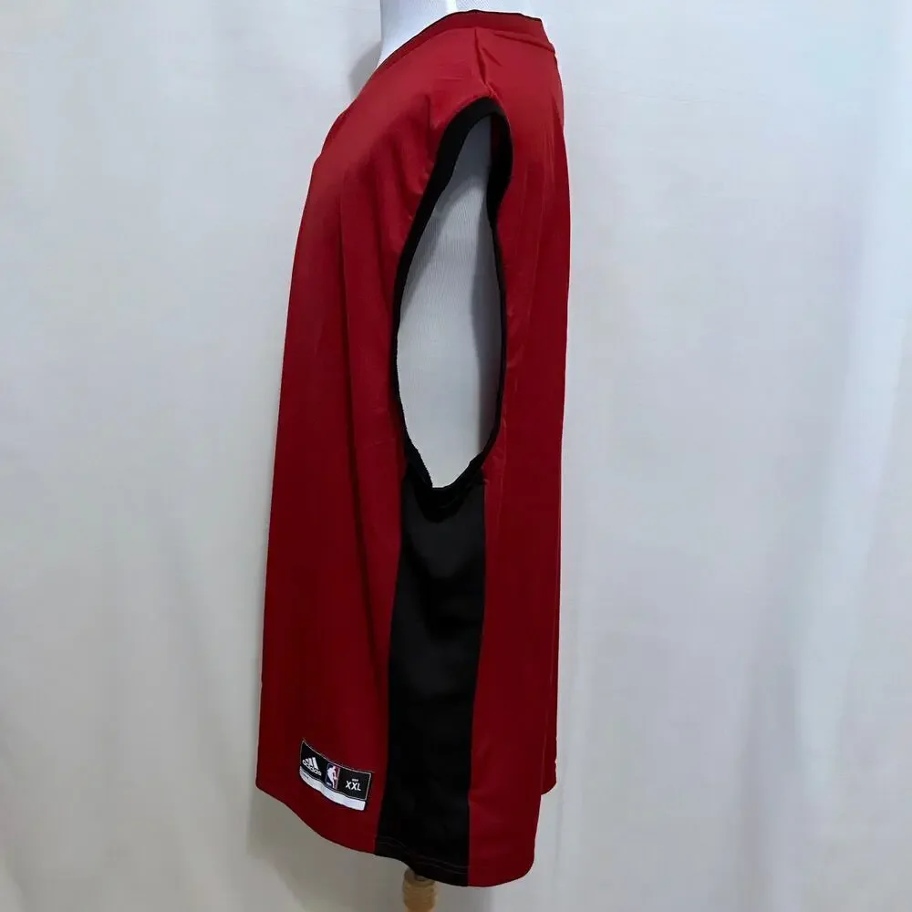 Adidas NWOT Red Generic NBA Team Jersey Men 2XL
